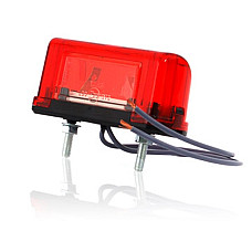 Iluminare numar de circulatie Licence plate lamp colour: red hose length: 175mm with position light WAS 344 W53Z