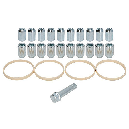 Trusa de montare a jantei de aliaj Fitting kit Y 76x716 N STAR M12x15 + STAR TOOL K19 1 kit / 4 wheels - B/N qty 20 MAK MAK 8000000853