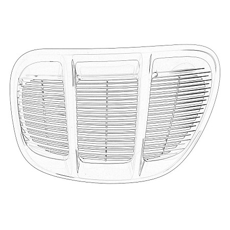 Grila Air grate/elements R JOHN DEERE 2054 4630 5430 6125 J 6140 J 6145 J 6155 J 6165 J 6170 J 6180 J 6185 J 6190 J 6210J 6525 6530 6530 PREMIUM 6534 6534 PREMIUM 6540 PREMIUM OE JOHN DEERE AL174453-JD