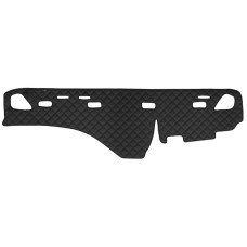 Material pentru plansa de bord Covoras de bord negru Piele matlasata EKO ECO-LEATHER Q VOLVO FH FH16 FM 01.03- F-CORE F-CORE FD03 BLACK