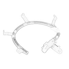 Cablaj bujie cu incandescena Glow plug electric harness CITROEN JUMPER FIAT DUCATO PEUGEOT BOXER 2.2D 04.06- OE FIAT 9660143280