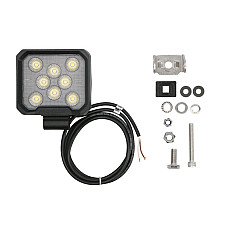Lumina de lucru Work light LED 34W 4500lm number of diodes: 8 height: 98mm width: 110mm depth: 76mm cable length: 15m alloy housing dispersed light ADR WORKFAB II ASPOCK A42-1011-311