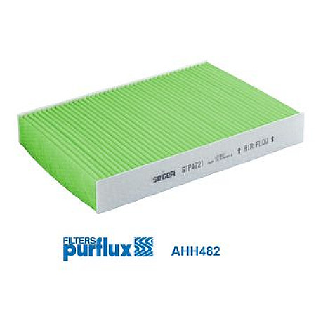 Filtru, aer habitaclu Filtru habitaclu anti-alergic MERCEDES CITAN TOURER W420 CITAN/MINIVAN W420 EQT W420 T MPV NISSAN QASHQAI II TOWNSTAR TOWNSTAR/MINIVAN 1.0-Electric 11.13- PURFLUX PX AHH482