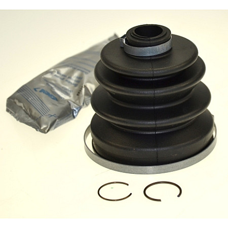 Ansamblu burduf, articulatie planetara Burduf cauciuc cap planetara exterior fi: 22/85 lungime95 set NISSAN BLUEBIRD PRAIRIE PRO PRIMERA 1.6-2.4 11.83-06.96 SPIDAN 0.026181