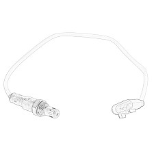 Sonda Lambda Lambda probe number of wires 4 before catalytic converter ALFA ROMEO GIULIA STELVIO 2.0 08.16- OE FIAT 50539798