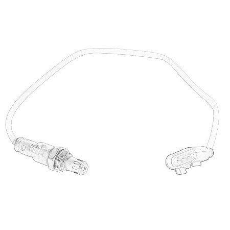 Sonda Lambda Lambda probe number of wires 4 before catalytic converter ALFA ROMEO GIULIA STELVIO 2.0 08.16- OE FIAT 50539798