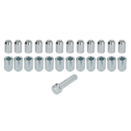 Trusa de montare a jantei de aliaj Fitting kit NUT-KIT N STAR 1/2 UNF + STAR TOOL K19 1 kit / 4 wheels - B/N qty 24 MAK MAK 8050000060
