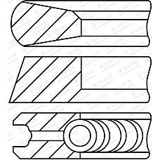 Set segmenti piston de piston DAF CF XF 106 XF II XG XG+ IRIZAR I3 I4 I6 I8 VAN HOOL ACRON ALTANO ASTROMEGA ASTRON ASTRONEF EX MX-13303-MX340 10.12- GOETZE 08-449600-00