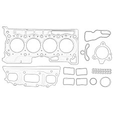 Set garnituri, chiulasa Set garnituri motor DACIA DOKKER DOKKER EXPRESS LODGY RENAULT GRAND SCENIC III MEGANE CC MEGANE III SCENIC III 1.2 03.12- OE RENAULT 10 10 153 03R