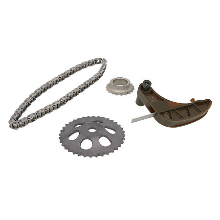 Set lant, antrenare pompa ulei Oil pump drive assembly SEAT CORDOBA IBIZA III IBIZA IV IBIZA IV SC SKODA FABIA I FABIA I PRAKTIK FABIA II ROOMSTER ROOMSTER PRAKTIK VW FOX POLO 1.2 07.01-05.15 SWAG SW30949045