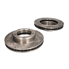 Disc frana de performanta High-efficiency brake disc 2pcs SPEEDMAX Ventilated Cut-Drilled front  L/R outer diameter 313 mm thickness 32 mm TOYOTA LAND CRUISER 100 4.2D/4.7 01.98-08.07 SPEEDMAX C32093JCTUOTUV