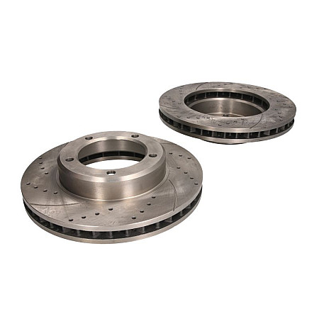Disc frana de performanta High-efficiency brake disc 2pcs SPEEDMAX Ventilated Cut-Drilled front  L/R outer diameter 313 mm thickness 32 mm TOYOTA LAND CRUISER 100 4.2D/4.7 01.98-08.07 SPEEDMAX C32093JCTUOTUV
