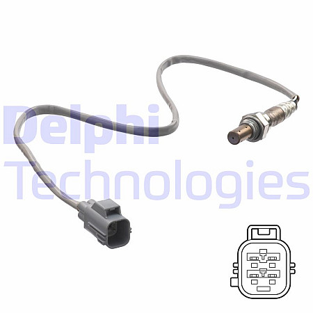 Sonda lambda 620mm VOLVO S60 I S70 S80 I V70 II 2.3-2.4LPG 06.98-04.10 DELPHI ES21288-12B1