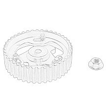Roata dintata, ax cu came arborele cu came cerc 1.5 DCI RENAULT OE RENAULT 77 01 478 037