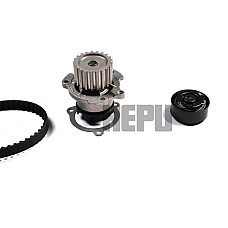 Set pompa apa + curea dintata Set de sincronizare curea + scripete + pompa de apa LADA KALINA II VESTA 1.6/1.6CNG/1.8 11.13- HEPU PK06253