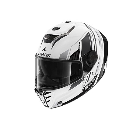 Cati integrale Casca casca cu fata intreaga SHARK SPARTAN RS BYHRON culoare alb/gri marime L SHARK HE8110E-WKU-L