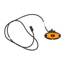 Lampa gabarit Outline marker lights L/R FLATPOINT II orange LED height 46mm width 102mm depth 13mm hang hose length 1500 with hanger 24V connector: CLICK-IN FLATPOINT II ASPOCK A31-2364-337
