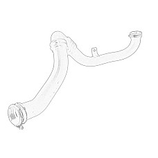 Furtun ear supraalimentare intercooler FORD GALAXY II MONDEO IV S-MAX 1.8D 05.06-06.15 OE FORD 1521483