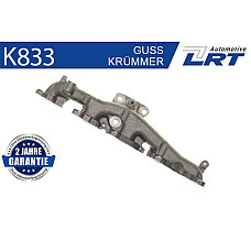 Galerie, sistem de esapament Exhaust manifold ALFA ROMEO MITO FIAT 500 500 C DOBLO DOBLO CARGO DOBLO/MINIVAN FIORINO/MINIVAN GRANDE PUNTO IDEA PANDA PUNTO PUNTO EVO QUBO STRADA LANCIA MUSA 1.3D 06.03- LRT LRTK833