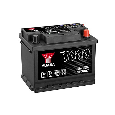 Acumulator Pornire Battery YUASA 12V 56Ah/510A YBX1000 CaCa R+ standard 243x175x190 B13 starting YUASA YBX1027