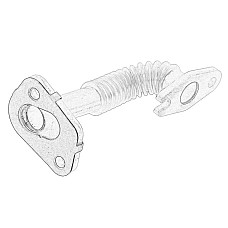 Furtun ulei Furtunul de ungere a turcochargerului FIAT 500 DOBLO DOBLO CARGO DOBLO/MINIVAN FIORINO/MINIVAN GRANDE PUNTO IDEA PALIO PANDA PUNTO PUNTO EVO QUBO 1.3D 06.03- OE FIAT 73500435