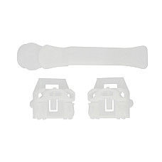 Elemente conexe macara geam diapozitiv regulator fereastra Fata Dreapta/Stanga set SEAT LEON TOLEDO II SKODA FABIA I FABIA I PRAKTIK VW NEW BEETLE 01.98-10.10 ROMIX ROM 20121
