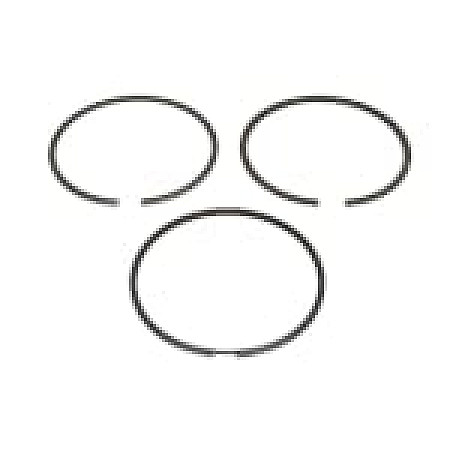 Set segmenti piston Inele de piston 125mm STD 3-25-4  DEUTZ  IVECO P/PA P/PA-HAUBENFAHRZEUGE CASE IH 100 1000 200 300 HC DEUTZ FAHR DX M SF O &amp; K RH BF10L413F-F8L413F GOETZE 08-740300-00