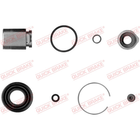 Kit reparare etrier Spate Dreapta/Stanga diametru piston: 36 cu piston MAZDA 6 TOYOTA COROLLA 1.4-2.5 10.99-07.13 QUICK BRAKE QB114-5025