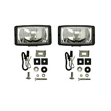 Far Universal headlamp L/R long-range H3 width 139mm height 798mm transparent plastic neagra no bulbs blister 2 pcs WESEM HM2.20073.01