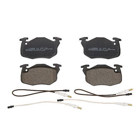 Set placute de frana Fata cu suplimente CITROEN AX C15 C15/MINIVAN ZX PEUGEOT 106 I 106 II 205 405 I 405 II 1.0-1.9D 04.87-12.05 BRECK 20906 00 702 10