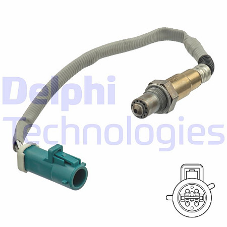 Sonda lambda 373mm FORD FOCUS C-MAX FOCUS II FORD USA MUSTANG 1.4-4.6 10.03- DELPHI ES21121-12B1