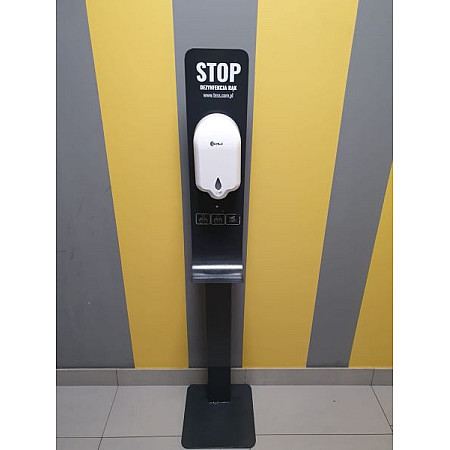 Dezinfectant, preparat germicid Bezdotykowa stacja do dezynfekcji rak stojak + dozownik automatyczny 4MAX DEZYNFEKCJA-STOJAK
