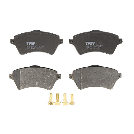 Set placute de frana Fata cu suplimente cu suruburi de ghidare a etrierului de frana LAND ROVER FREELANDER I 1.8/2.0D/2.5 02.98-10.06 TRW AUTOMOTIVE GDB1473
