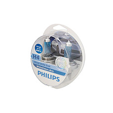 Bec, far principal Bec A stabilit 2buc H4 12V 60/55W P43T-38 WhiteVision Ultra alb 4200K IVECO DAILY I DAILY II MERCEDES 123 C123 123 W123 123 T-MODEL S123 124 A124 124 C124 11.65- PHILIPS PHI 12342WVUSM