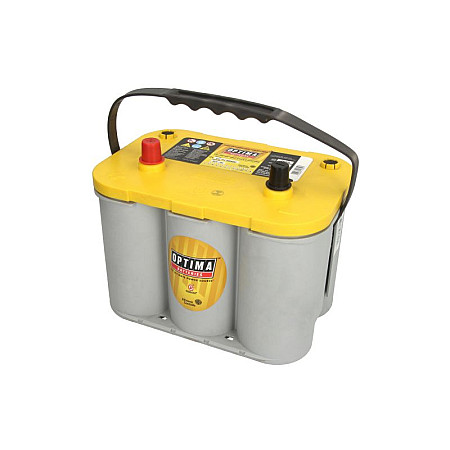 Baterie de alimentare Acumulator OPTIMA 12V 55Ah/765A AGM Orbital DEEP-CYCLE YELLOW L+ borna standard 254x175x200 B01 - flansa de montare 10.5 mm agm/ciclu profund/pornire OPTIMA O812254000