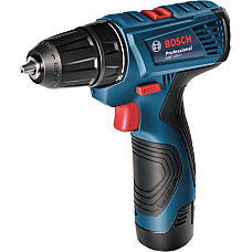 Surubelnita burghiu Drill-screwdriver power supply: battery-powered type: pistol set of 15-10mm voltage: 12V maximum torque: 30Nm number of batteries: 2 2 Ah Li-Ion BOSCH 0 601 9G8 000