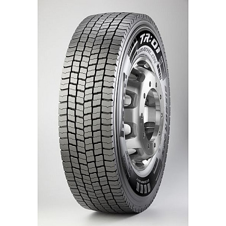Anvelopa LKW 3738600 TR:01 Triathlon PIRELLI Truck tyre Regional Drive 3PMSF M+S 150/147K labels: fuel efficiency class - C wet grip class - C rolling noise and resistance measuring class - 76 dB B sn PIRELLI 295/60R22.5 CPI TR:01T