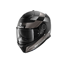 Cati integrale Casca casca cu fata intreaga SHARK SPARTAN 1.2 STRAD culoare gri/matt/negru marime L unisex SHARK HE3439E-KAS-L