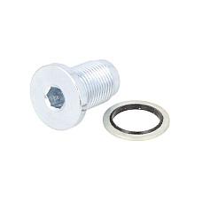 Surub de golire, baia de ulei surubul gaurii de scurgere a golului M18x15 ALFA ROMEO 147 156 159 166 BRERA GT GTV SPIDER FIAT BARCHETTA BRAVA BRAVO I BRAVO II CROMA DOBLO 1.4-2.4D 08.94- FEBI FE37942