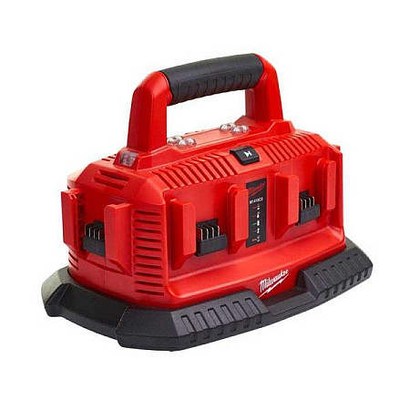 Incarcator pentru scule electrice Charger for power tools M1418 C6 14/18V power supply: Power supply power supply: 230 V battery type: Li-Ion count of charging ports: 6 MILWAUKEE 4932430086