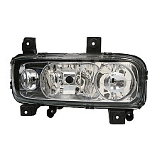 Far dreapta (H1/H7/W5W, electric, cu motor, cu lumina ceata) compat.: MERCEDES ATEGO 2, ATEGO 3 10.04-