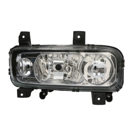 Far dreapta (H1/H7/W5W, electric, cu motor, cu lumina ceata) compat.: MERCEDES ATEGO 2, ATEGO 3 10.04-
