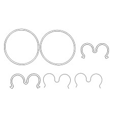 Kit de reparare a pompei hidraulice Hydraulic pump repair kit JOHN DEERE OE AGCO F716100490120-AGCO