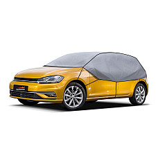 Acoperire vehicul Cover road vehicle Half all-year resistant to adverse weather conditions three-ply with UV-layer colour: grey CARPASSION MMT CP10017 M/L