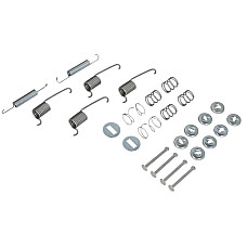 Set accesorii, sabot de frana Set de montaj pantofi de frana PERROT MERCEDES T1 601 T1 601 611 T1 B601 2.3-2.9D 04.77-02.96 QUICK BRAKE QB105-0714