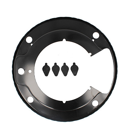 Capac, tambur de frana Capacul tamburului de frana VOLVO FH FH12 FH16 FH16 II FL10 FL12 FL6 FL7 FM FM10 FM12 FM7 FM9 NH12 D10A320-TD73ES 09.85- SBP 11-VO001