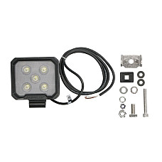 Lumina de lucru Work light LED 16W 2000lm number of diodes: 6 height: 98mm width: 110mm depth: 46mm cable length: 15m alloy housing dispersed light ADR WORKFAB II ASPOCK A42-1011-011