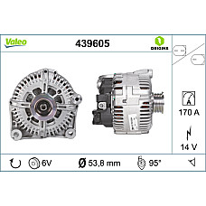 Alternator 14V 170A BMW X5 E70 X6 E71 E72 3.0D 12.06-07.14 VALEO VAL439605