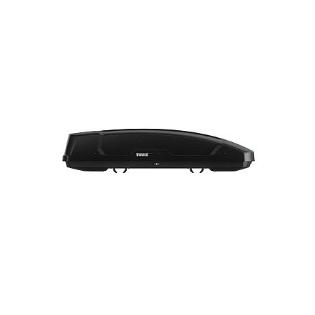 Cutie pavilion Roof box Force XT Sport way of opening: from both sides colour: neagra matte capacity: 300 l 190x63x425 cm 3-5/3-4 payload: 75 kg weight: 147 kg. THULE 6974 adapter required for SlideBar ba THULE THU 635600