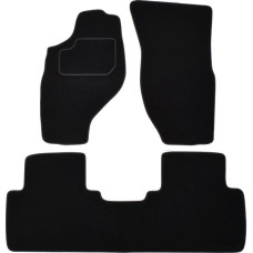 Covoras podea textil Floor mats Velours 3 pcs front/rear set colour neagra NISSAN TERRANO II 10.92-09.07 Off-road / SUV 5 places MAMMOOTH MMT A041 NIS275 PRM 01